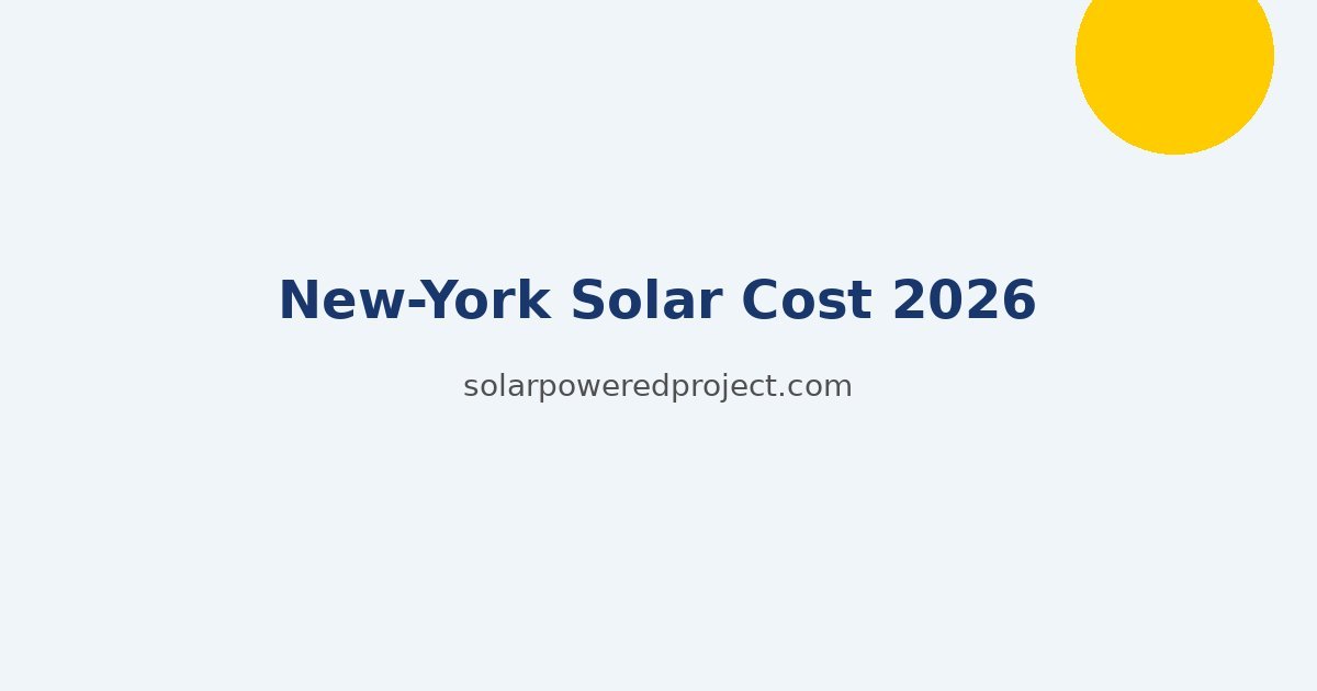 Residential solar panels on a New-York rooftop
